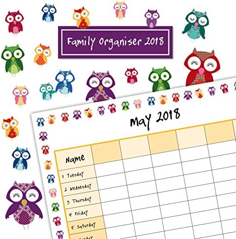 Owls 2018 Family Organiser
