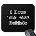Produktbild I Have The Best Duschkabine. Schwarz Weiß Custom Maus Pad