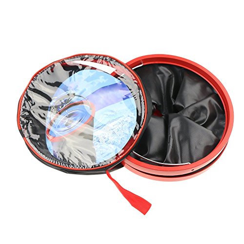 Falteimer 12L,Topoint tragbare Wassereimer Faltschüssel keine Leckage Stoff mit Reißverschluss Aufbewahrungstasche,leicht Eimer für Autowäsche Wandern Outdoor Camping Angeln Picnic - 7