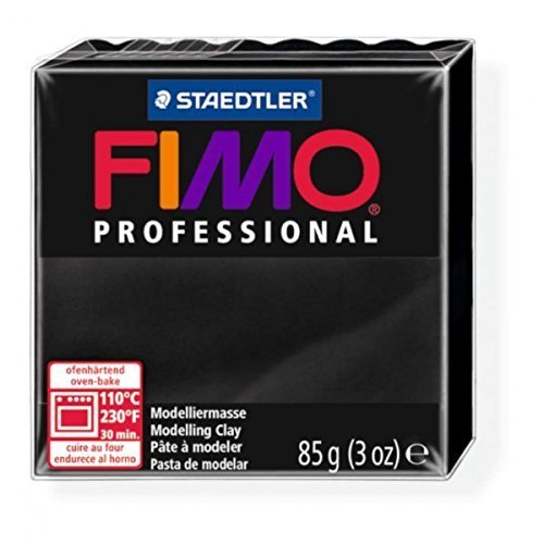 Original FIMO Professional Modelliermasse "Schwarz (9)" (85 g)