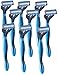 Produktbild Sichler Men's Care Multi-Klingen-Rasierer: 9 Stück Sichler Men's Care 4-Klingen-Einwegrasierer,blau (Nassrasierer)