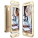 Produktbild CE-Link für Samsung Galaxy J7 2017 Hülle Hardcase 3 in 1 Handyhülle Ultra Dünn Hartschale 360 Grad Full Body Schutz 3 Teilig Styliche Handytasche Backcover Schutzhülle Anti-Kratzer Elegant Stoßfest Hart PC Skin Rückdeckel Glatte Rückseite Bumper - Gold