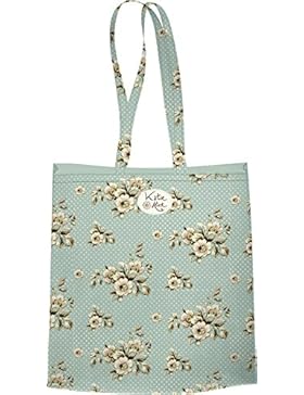 Katie Alice - Tragetasche mit modischem Blumenprint grün