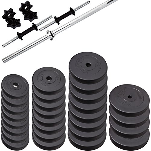 Hop-Sport Hantelbank Kraftstation 1055 mit Lang- & Kurzhantel Gewichte 50kg bis 130kg - 2