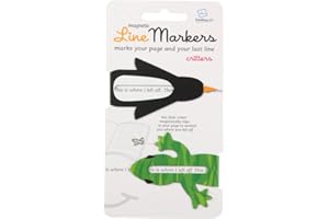 GIFTS FOR READERS & WRITERS Linemarker Seitenmarker | Buchhalter | Magnetische Lesezeichen 2er Set | Magnet Seitenhalter Clip zum Lesen | Lesezeichen | Geschenkidee für Leser, Buchliebhaber
