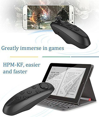 Virtoba RV-PARK Mando a distancia Wireless inal  mbrico Bluetooth 3 0 mini Gamepad para VR box 3D Realidad Virtual Gafas  compatible con IOS  android  PC sistema