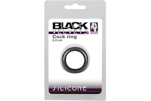 BLACK VELVETS Black Velvet - Cockring de silicona puro, 2,6 cm