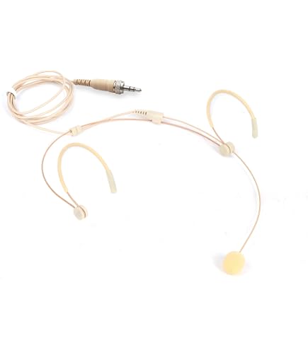 Sujeetec Discreet Oorhaak Microfoonheadset Voor Sennheiser G1 G2 G3 - Beige - Ideaal Voor Lezingen En Theater