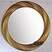 Produktbild ZXLIFEMakeup Mirror ® nordischen Luxus amerikanischen Land europäischen Spiegel Badezimmer Spiegel Retro runden Badezimmer Badezimmer runden Wandspiegel