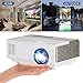 Price comparison product image CAIWEI Mini LED Projector Portable Max 1080p Support 1500 Lumen Multimedia LCD Projectors Home Theater Cinema for Games, Outdoor Movies Parties,50000hrs lamp-life