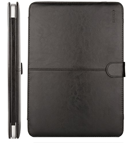 MOSISO Premium Qualität PU Leder Schutzhülle Tasche Hülle Sleeve Aktentasche Case für MacBook Air 13 Zoll (A1369 / A1466), Schwarz - 7