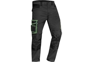 ACE Genesis Pantaloni da Lavoro da Uomo - Pantaloni Cargo - Elasticizzati in Vita