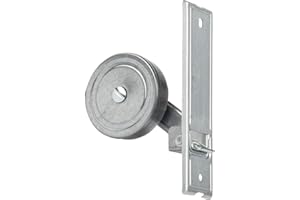 Schellenberg 50001 Enrouleur à encastrer de volet roulant pour sangles Maxi de 23 mm de largeur, Espacement des vis de 13,5 cm, Gris