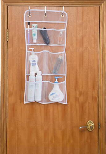 H?ngenetztasche, Fasst 340oz/1000ml Shampoo, Duschablage mit T¨¹raufh?nger - 3