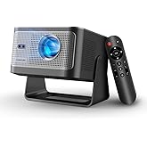 Magcubic Mini Portable Projector 4K Support, [Built-in App] Android 14 | Native 1080P, WiFi 6 Bluetooth 5.4, 600 ANSI, Autofo