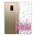 Produktbild Hülle für Samsung Galaxy A6 Plus 2018 Schutzhülle , ZXLZKQ Rotes Liebesherz Transparent Schutzhülle Weich TPU Schutzfolie Handyhüllen Silikon Case Schale Slimcase Stoßkasten Bumper Tasche für Samsung Galaxy A6 Plus 2018