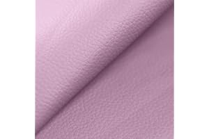 DESHOME Chiara - Tessuto al Metro Similpelle Idrorepellente anti-screpolatura Stoffa in Ecopelle h 140 cm per rivestimento divani, cuscini, tappezzeria (Lilla, 1 metro)