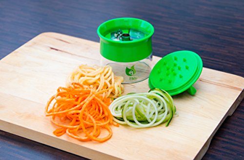 Hochwertiger Spiralschneider Fiklu – aus BPA freiem Kunststoff – grün - 7