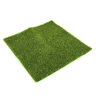 Yosoo Artificielle Herbe Tapis Plastique Pelouse Grass Intérieur Extérieur Vert Synthétique Gazon Micro Ornement Paysage Décoration ( Size : 15cm X 15cm )