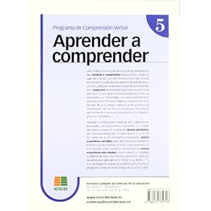 Aprender a comprender 5. Programa de comprensión verbal