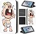 Produktbild CoverFix Premium Hülle für Samsung Galaxy A5 (Modell 2016) A510 Flip Cover Schutzhülle Kunstleder Flip Case Motiv (466 Baby Cartoon mit Windel)