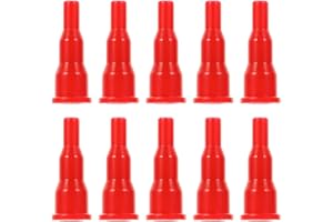 Sarini 10 Pcs Reusable Butane Nozzle Adapter,Convert Plastic Inflatable Head for Cigarette Lighter Spray Gun Fill Butane Gas Adapter