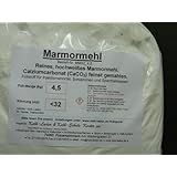 Marmormehl. Sehr weiss. 100% BIO. Feinst gemahlen (kleiner 32my). 4,5kg-Beutel