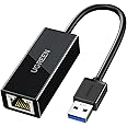 UGREEN Adattatore Ethernet USB 3.0 Gigabit 1000Mbps Adattatore di Rete Adattatore USB a RJ45 LAN per Switch Laptop Windows 11