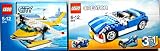 LEGO 3178 City Wasserflugzeug /6913 Blaues Cabriolet - LEGO