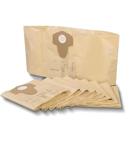 AromeLivii Staubsaugerbeutel 6er Pack - Passend Für Parkside PNTS Und PWD Sauger