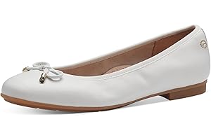 Tamaris Comfort Damen Ballerinas aus Leder mit Schleife