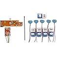 Electronic Spices 4CH RC remote control 27MHz circuit PCB transmitter & receiver board with antenna
