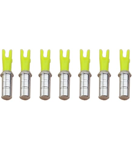 50 Cocche Per Frecce Da Tiro Con Arco - Diametro Interno 6.2mm - In Plastica Per Allenamento - Foto 4