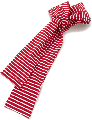 Döll Unisex Baby 9325799 Striped Scarf, Red (Chinese Red 2000), One Size (Manufacturer size: 0)