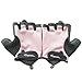 Produktbild Gewicht heben Handschuhe, Sport Handschuhe Fitness Training Gym Handschuhe für Herren Frauen Half Finger Rutschfestigkeit atmungsaktiv Fahrrad Handschuhe für Bewegung, Outdoor Sport, Reiten Racing, Pink S, S