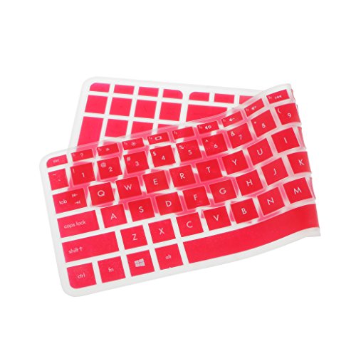 Gazechimp 6 Stk. Silikon Tastaturschutz QWERTY Keyboard Abdeckung Schutzhülle für 15″ HP Pavilion - 6