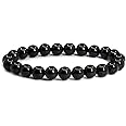 Justinstones Gem Semi Precious Gemstone 8mm Round Beads Stretch Bracelet 7 Inch Unisex