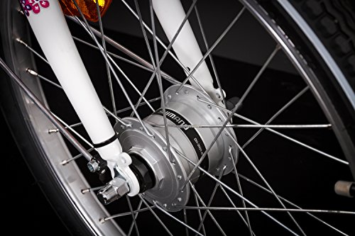 20″ Zoll Kinder Fahrrad Mädchenrad City Bike Shimano 3 Gang Nabendynamo Korb NEU - 5