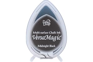 Tsukineko VGD91 VersaMagic Dew Drop Stempelkissen, Synthetic Material, schwarz, 4.7 x 3.1 x 2.2 cm