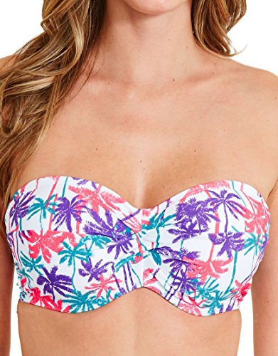 Just Peachy By Figleaves.com Womens Coco Rush Twist Bandeau Bikini Top size 30D