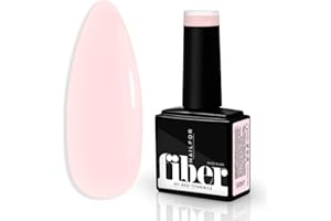 NAILFOR Base Fiber 12ml – Base Semipermanente Gel Rinforzante per Unghie, Smalto Gel UV LED Professionale per Ricostruzione, Alta Adesione e Resistenza (Skiny)