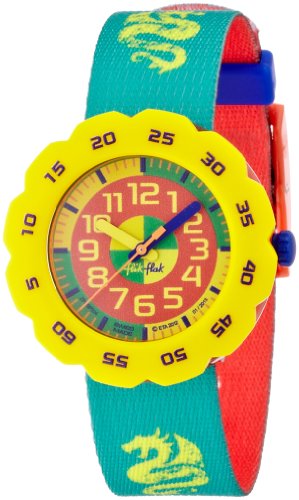 Flik Flak Pres-Cool Boy in Spring Green Kinderuhr FPSP004
