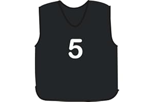 PROSTYLE SPORTS NUMBERED FOOTBALL MESH TRAINING SPORTS BIBS (1-10 OR number of your choice)-Front Only