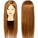 22" 60% Real Hair Training Head or Makeup Mannequin Doll + Free Table Clmap