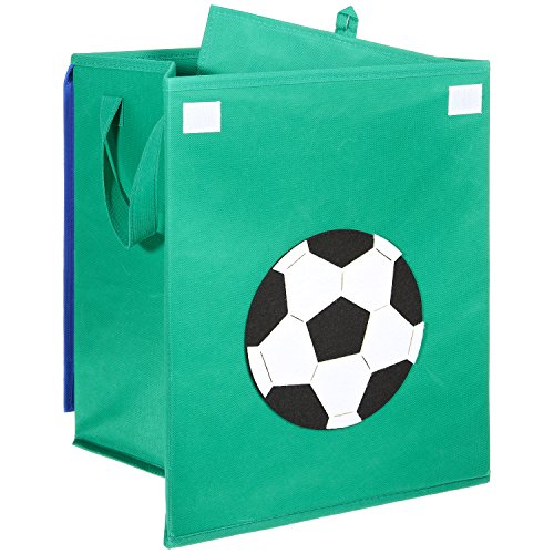 FABELBUNT® faltbare große Spielzeugkisten mit bunten Motiven und Deckel (37x 30x 26cm) - 3