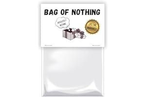 JUST A LITTLE SOMETHING Novelty Joke Gift | Secret Santa | Funny Birthday Gift | Stocking Filler (Bag of Nothing)