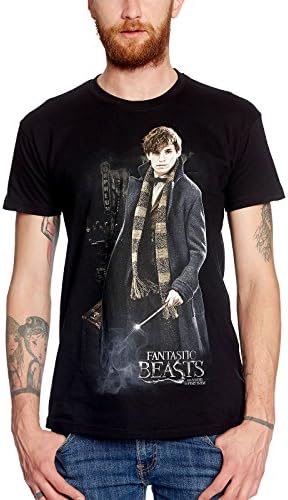 Fantastic Beasts Newt Scamander T-Shirt by Elbenwald Black - L