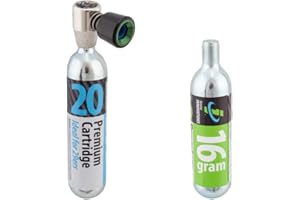 Genuine Innovations G2673, AirChuck, Leggera, Pompa a CO2 per Bicicletta, Peso 16g