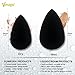 VMAGIC Super BIGGER Makeup Beauty Sponge Blender, Foundation Makeup Sponge for Applicator, Foundation and Highlight (BLACK)