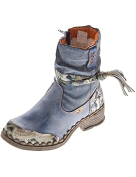 Leder Damen Winter Stiefeletten Comfort Boots Knöchel Schuhe Schwarz Weiß Grün Blau TMA 5050 gefüttert